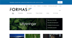 Desktop Screenshot of formas.se