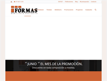 Tablet Screenshot of formas.es