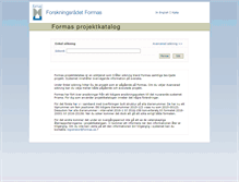 Tablet Screenshot of proj.formas.se